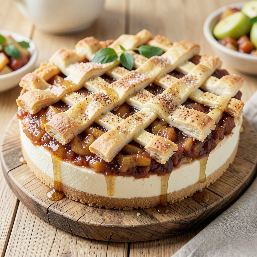 Apple Pie Filling Cheesecake Recipe: Two-Layered Dessert Magic