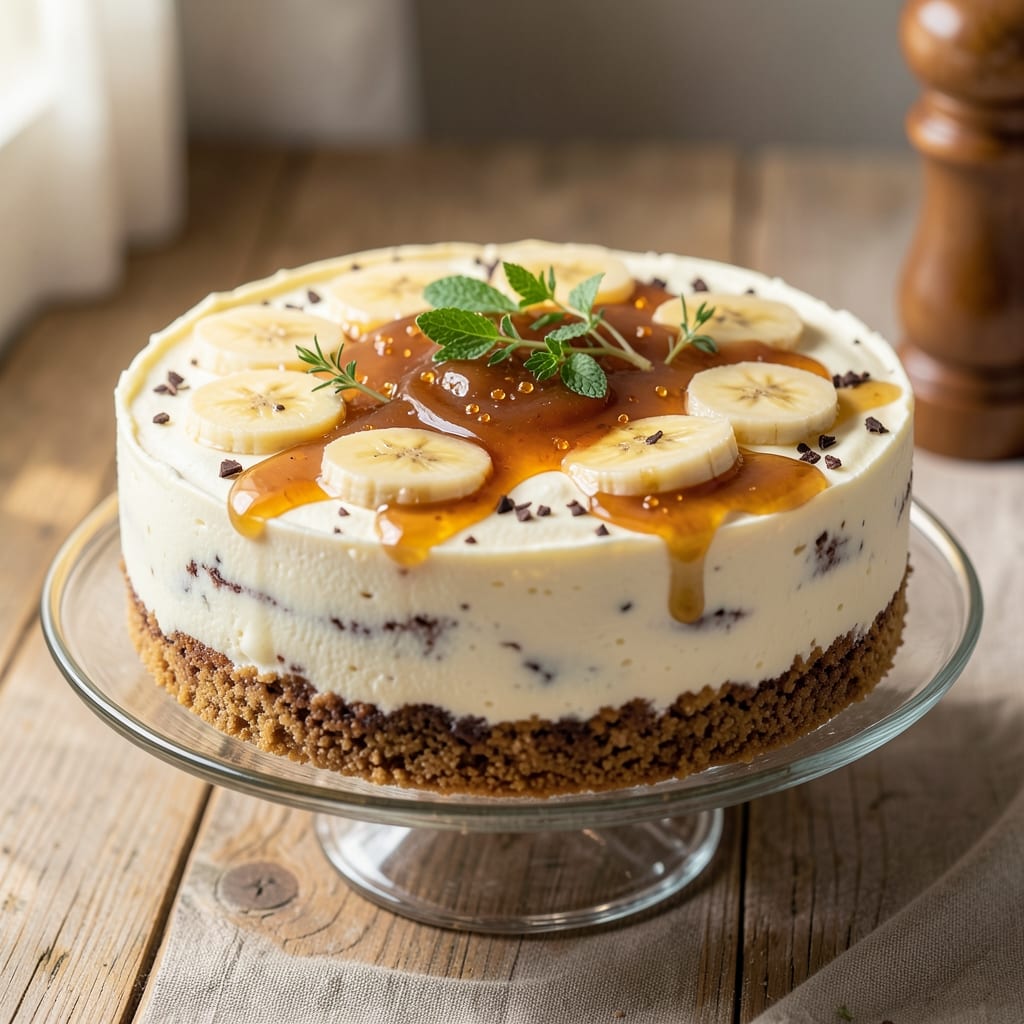 Banana Greek Yogurt Cheesecake Recipe: Light Yet Rich With Zero Watery Cracks