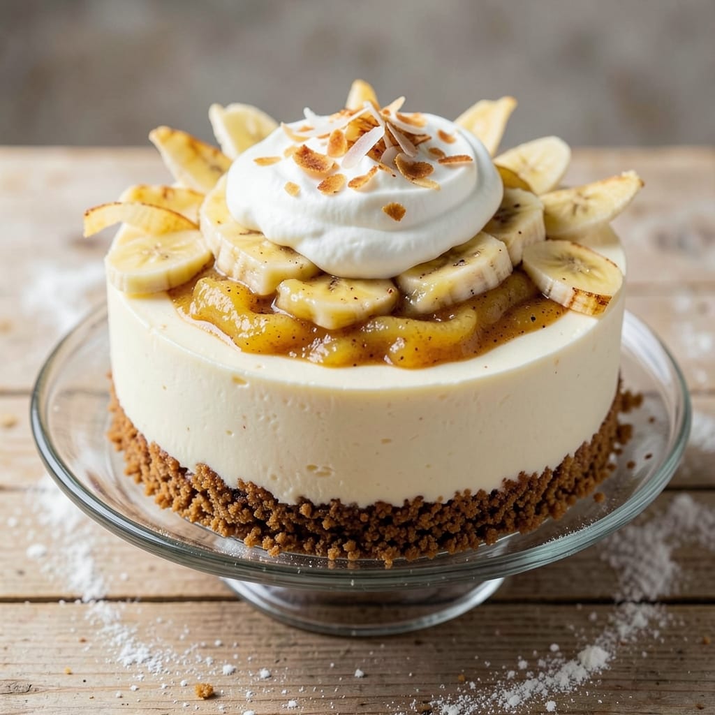 Banana Cream Cheesecake With Bavarian Cream Recipe: Triple-Layered Decadence