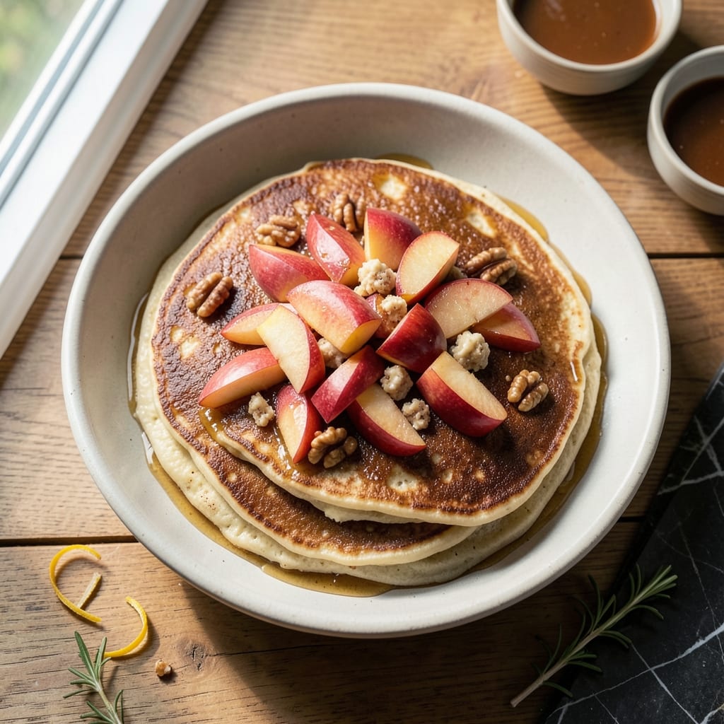 Apple Oven Pancakes Recipe: Warm Spiced Apple Filling in Fluffy Layers
