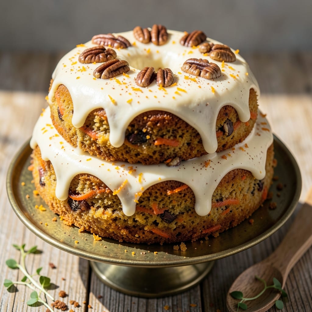 American Carrot Cake Recipe: Walnut-Studded Moistness With Cream Cheese Frosting