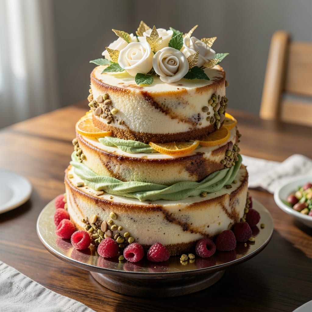 Authentic Italian Wedding Cake Recipe: Layers of Vanilla and Hazelnut Elegance
