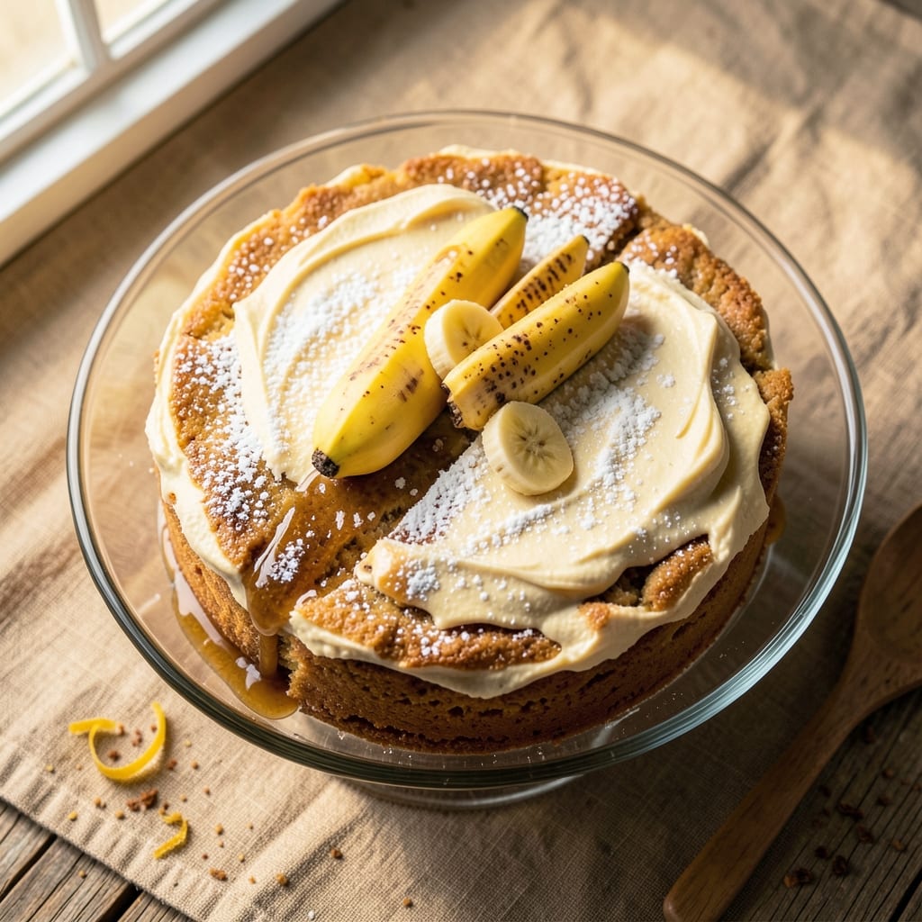 Banana Magic Cake Recipe: Fluffy Layers With Caramelized Banana Streaks