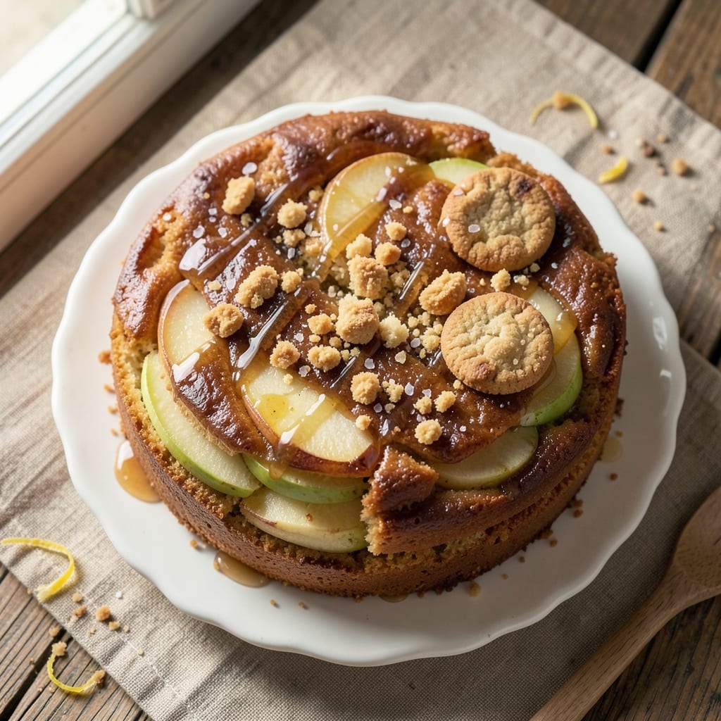 Apple Amaretti Cake Recipe: Buttery Almond Crunch Meets Spiced Apple Bliss