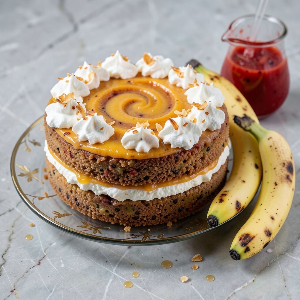 Banana and Passionfruit Cake Recipe: Tropical Layers With Zesty Glaze Magic