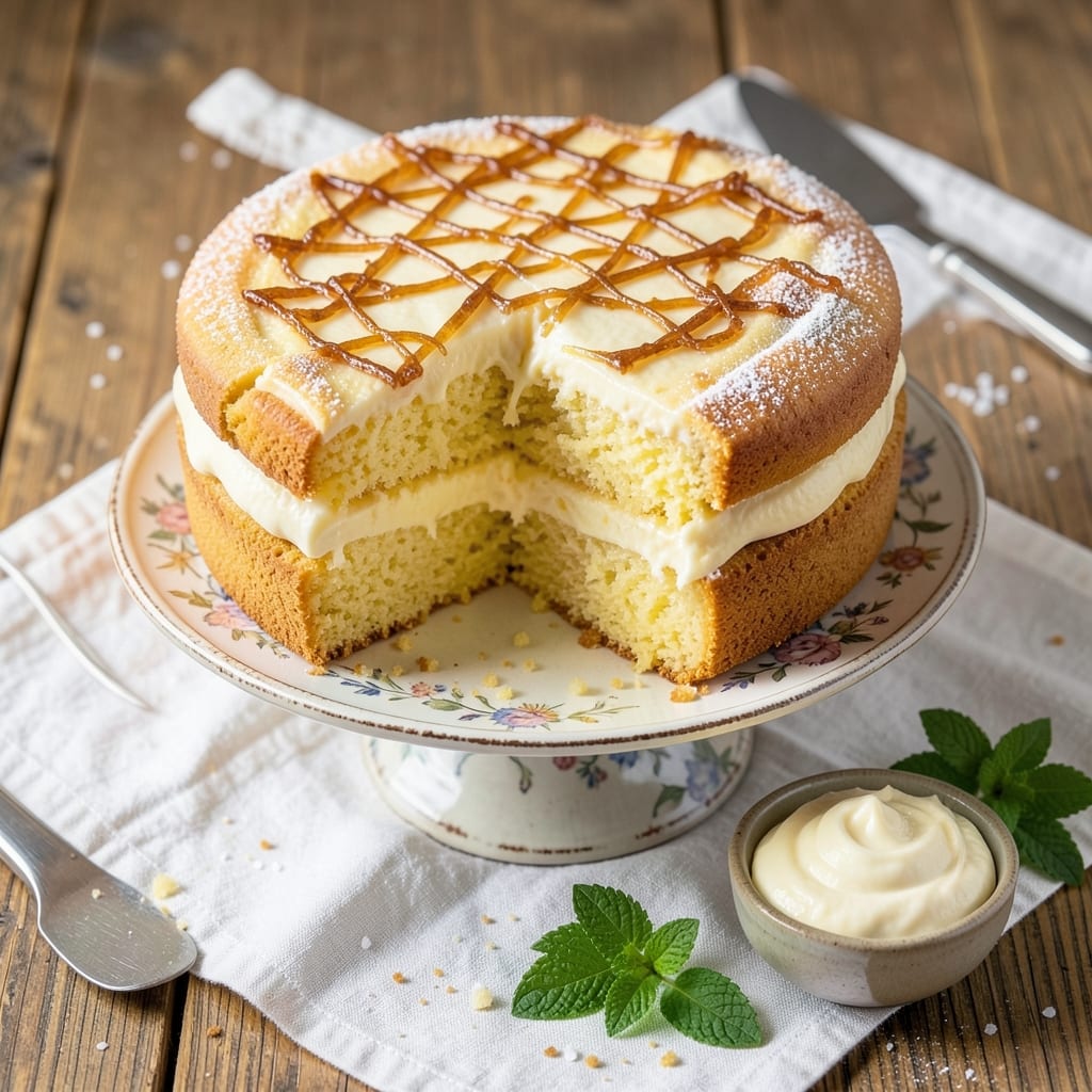 Amish Yellow Cake Recipe: Buttery Vanilla Layers with Crispy Top Magic