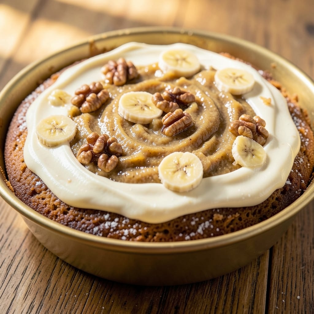 Banana Cake Recipe in Oven: Fudgy Layers With Caramelized Banana Swirls