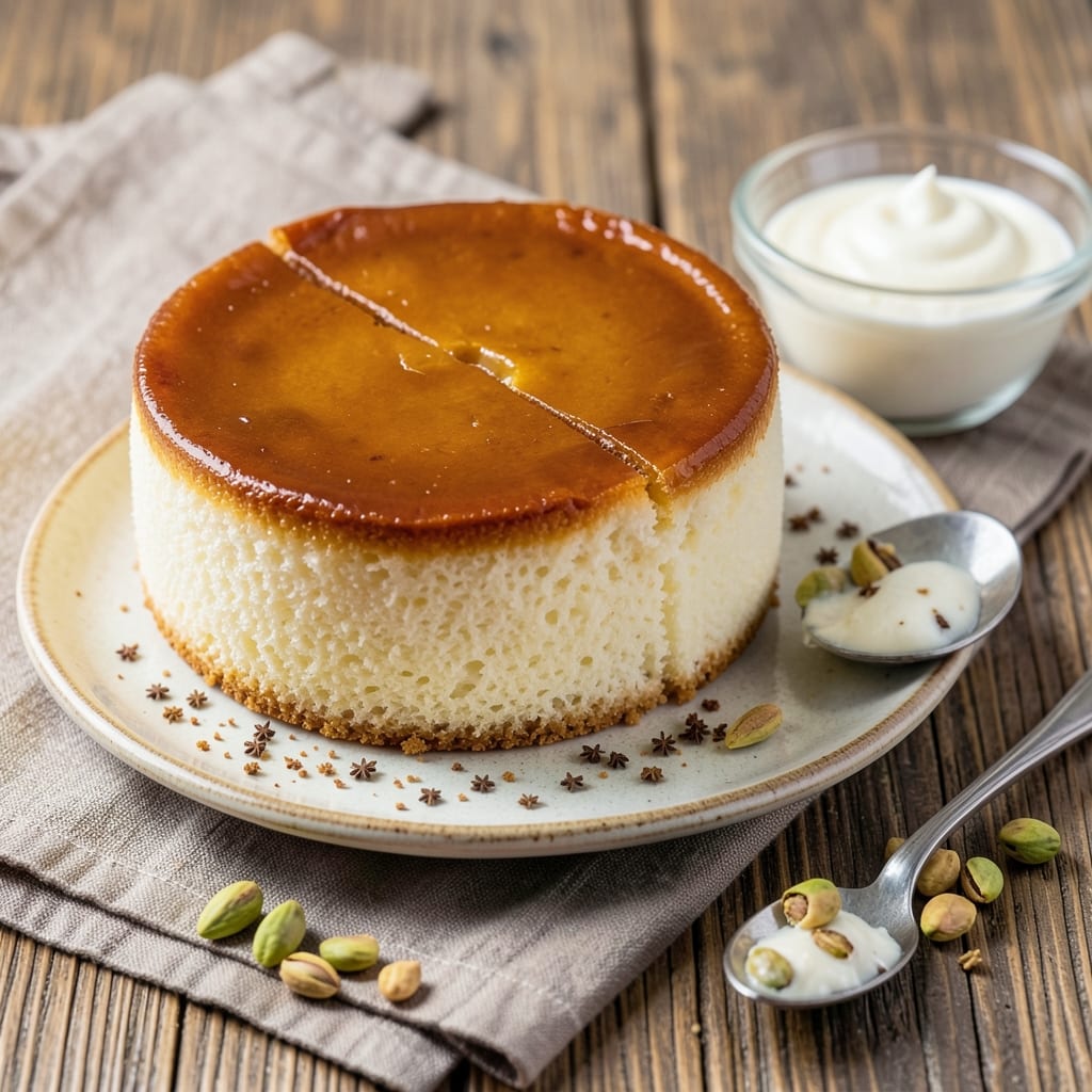 Armenian Bird Milk Cake Recipe: Spiced Yogurt and Cardamom Delight