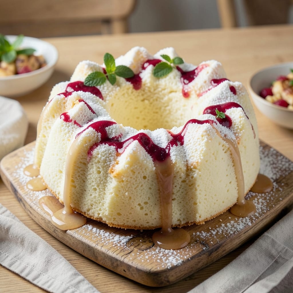 Angel Food Cake Bundt Pan Recipe: Light-as-Air Elegance With Floral Notes