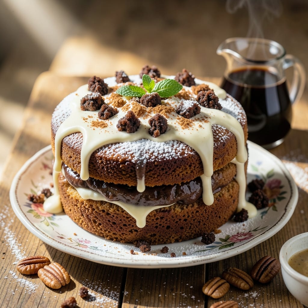 Aunt Jemima Coffee Cake Copycat Recipe: Crispy Celery Streusel Meets Silky Yogurt Swirls