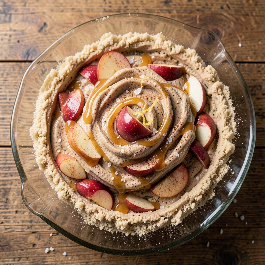 Apple Earthquake Cake Recipe: Crispy Celery Crust Meets Silky Yogurt Rivers