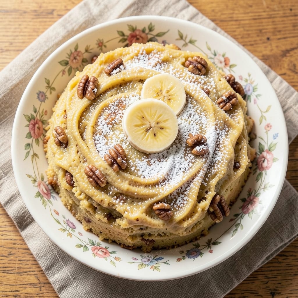 American Banana Cake Recipe: Moist Vanilla Swirls With Walnut Crunch