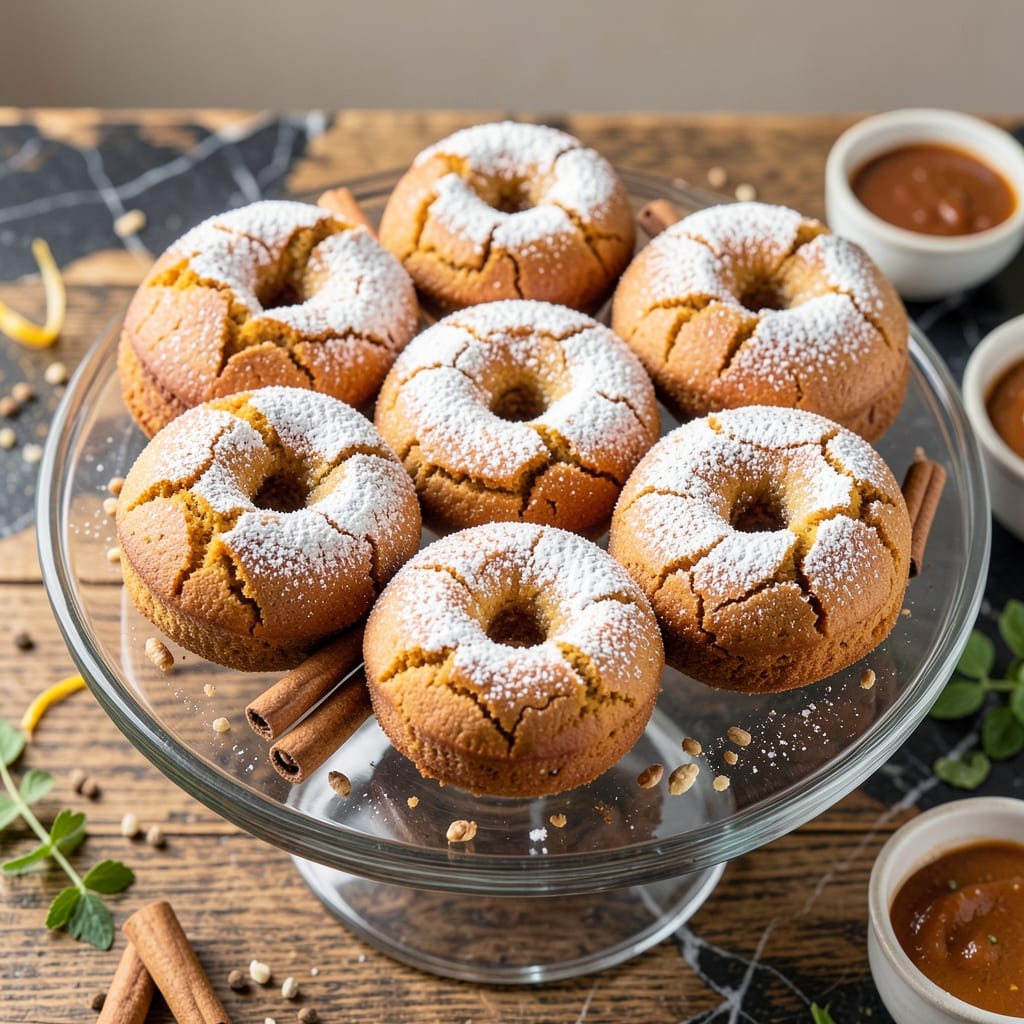 Baked Pumpkin Cake Donuts Recipe: Spiced Moistness With Crunchy Glaze
