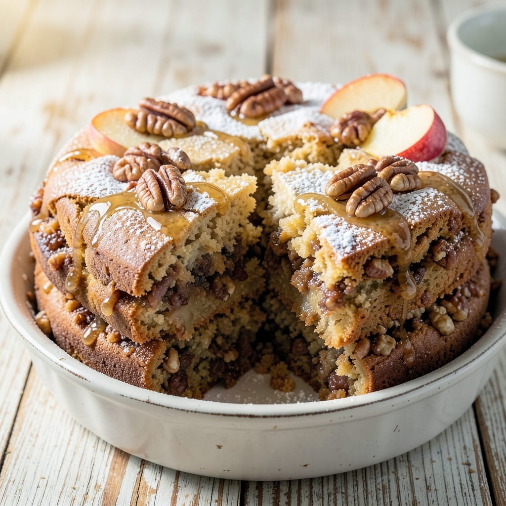 Applesauce Walnut Cake Recipe: Spiced Moistness With Crunchy Top