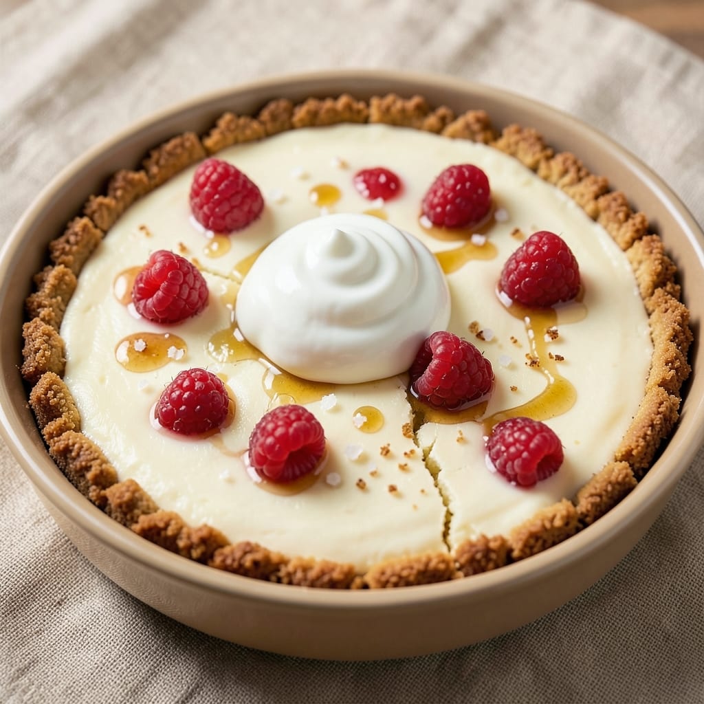 Baked Cheesecake Recipe With Yogurt: Light-as-Air Crust With Tangy Yogurt Secret