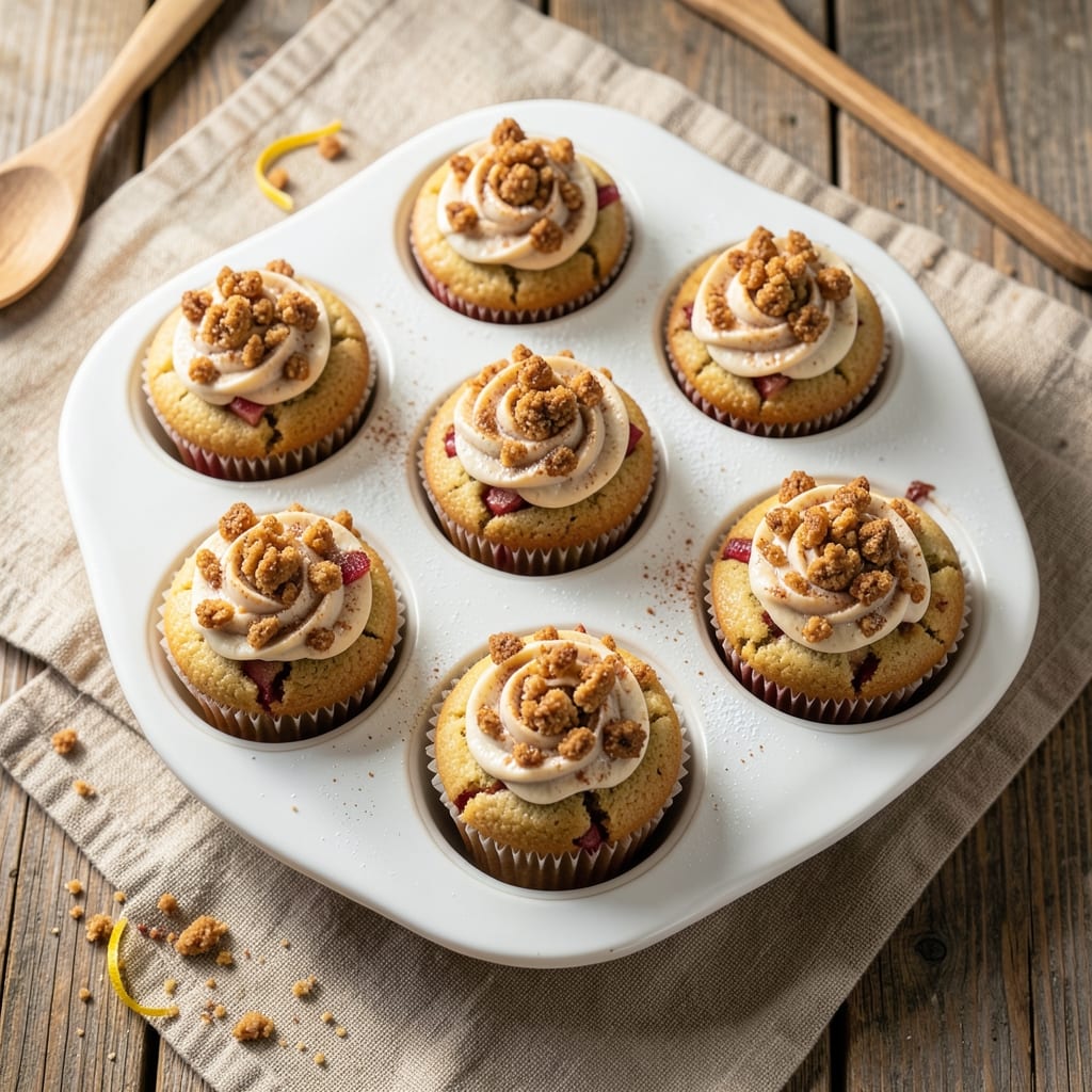 Apple Streusel Cupcakes Recipe: Caramelized Top and Spiced Apple Filling