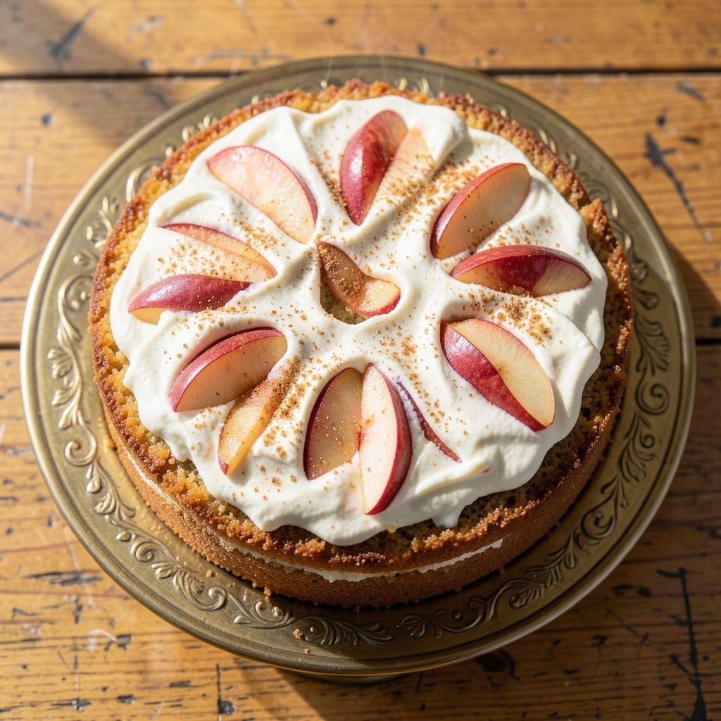 Apple Cream Cheese Coffee Cake Recipe: Vanilla-Infused Layers With Crispy Celery Streusel