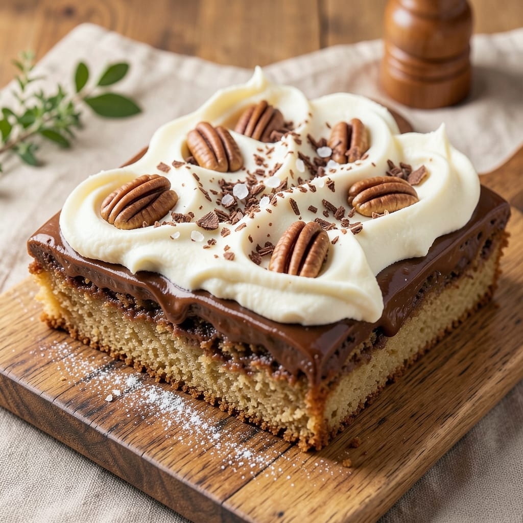 Baker's German Chocolate Sheet Cake Recipe: Three-Layer Richness With Pecan-Packed Frosting