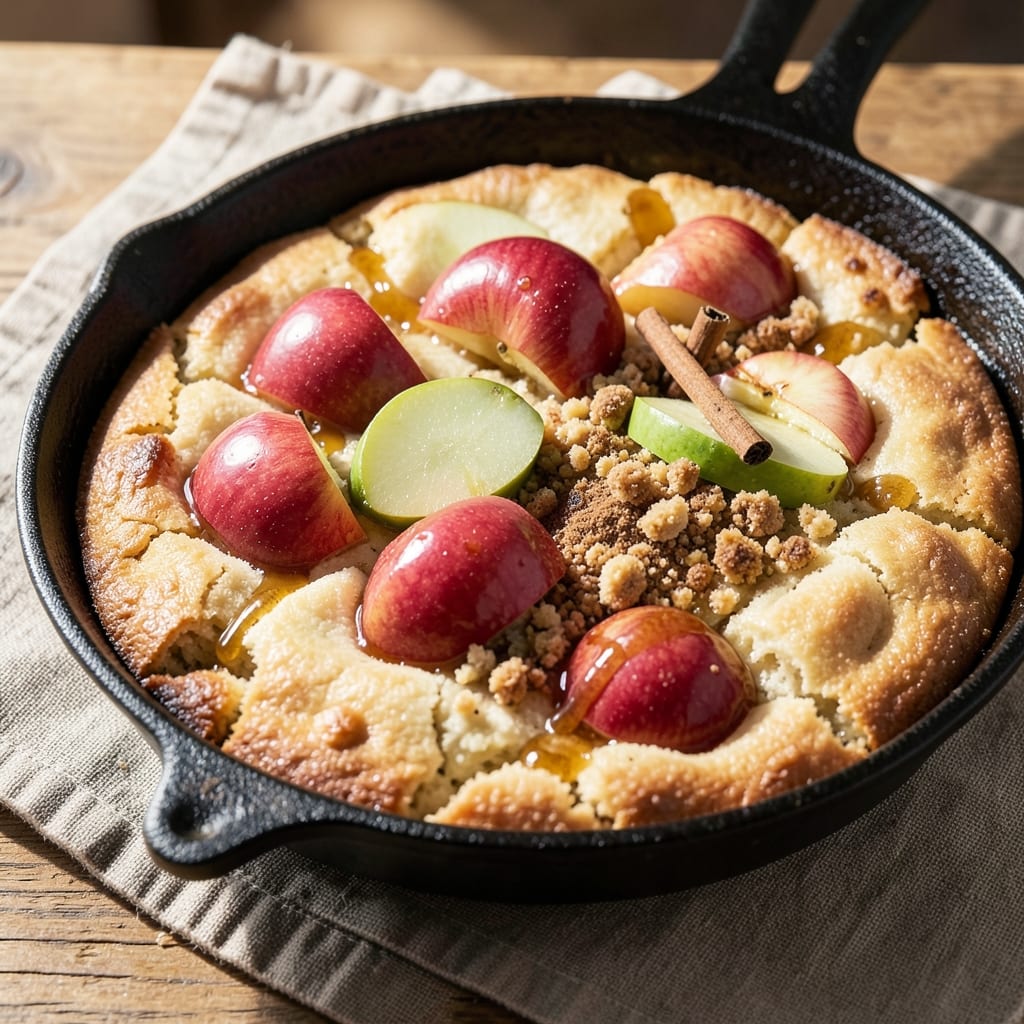 Apple Dump Cake Recipe From Scratch: Warm Spice-Infused Crunch With Juicy Fruit Heart