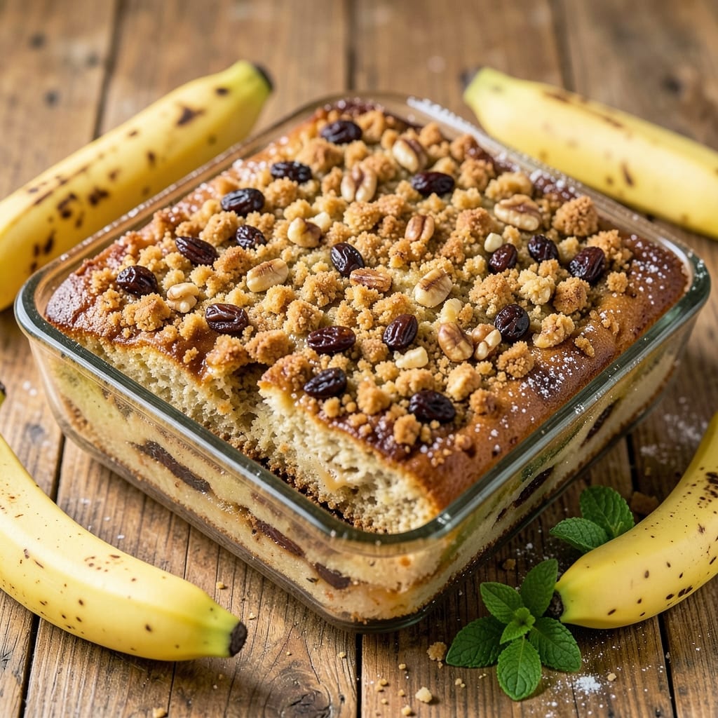 Banana Bread Crumb Cake Recipe: Moist Layers and Crunchy Top Magic