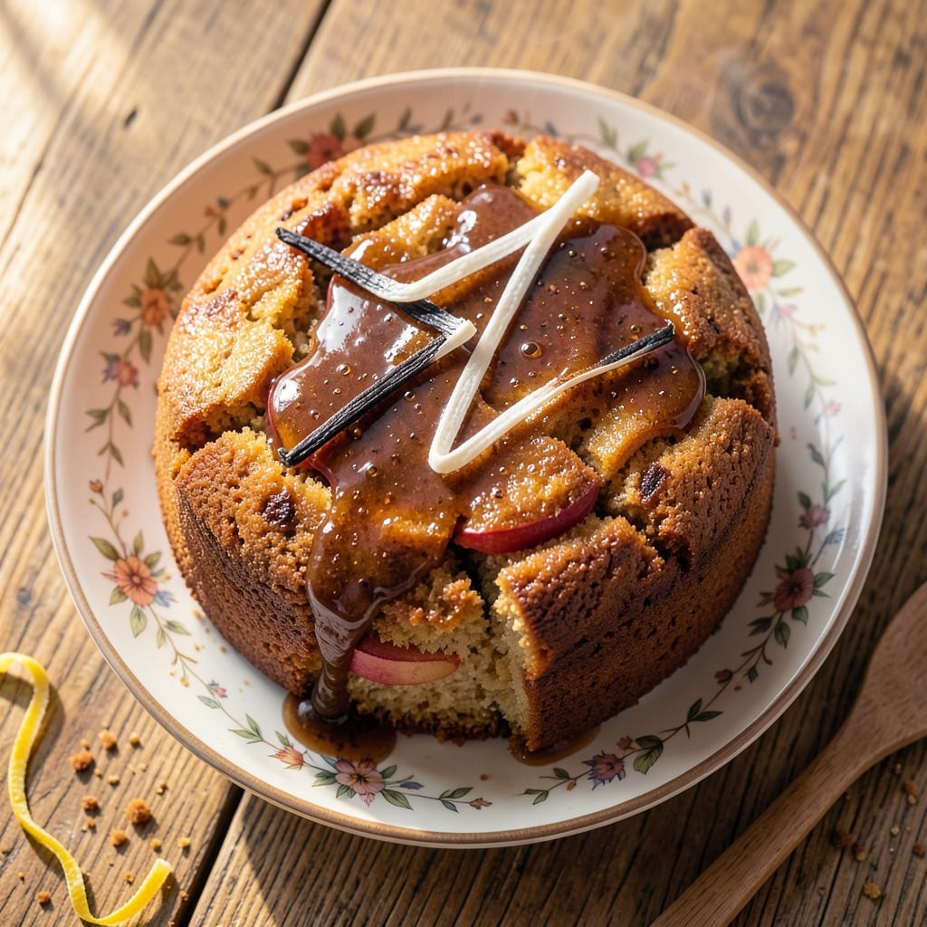 Apple Cake With Rum Sauce Recipe: Warm Spiced Layers and Boozy Caramel Drizzle