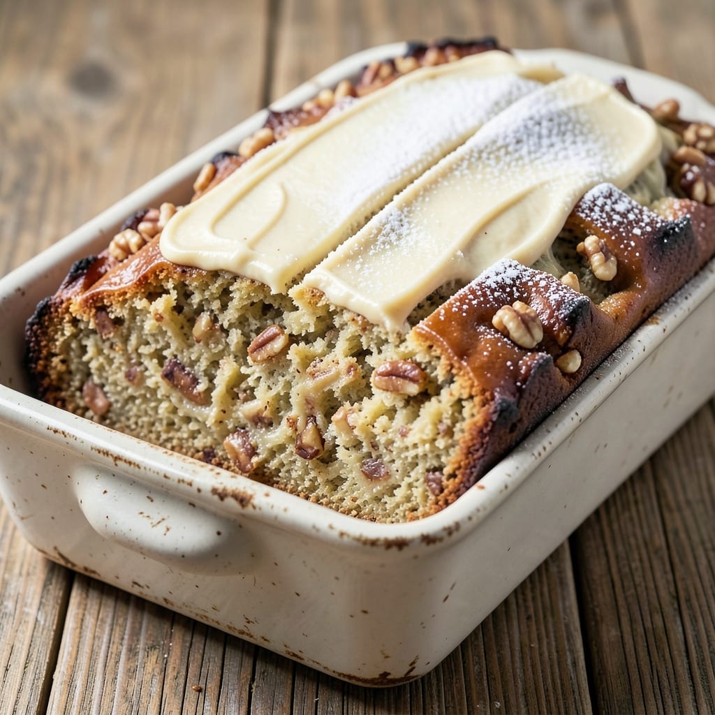 Banana and Walnut Loaf Cake Recipe: Moist Spice Cake With Nutty Crunch Topping