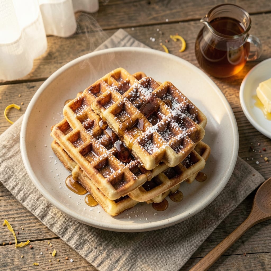 Aunt Jemima Complete Pancake Mix Waffle Recipe: Stackable Crispy-Gridded Breakfast