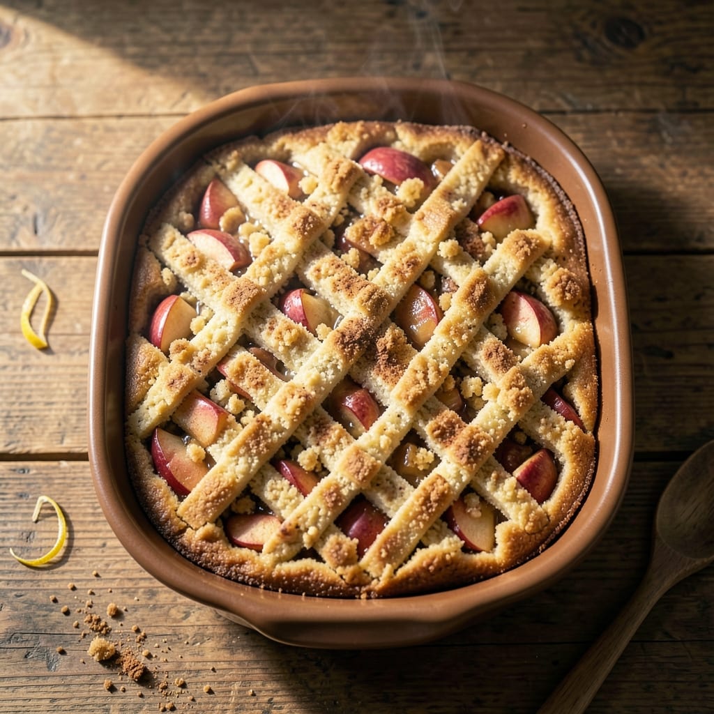 Aunt Jemima's Apple Coffee Cake Recipe: Spiced Apple Streusel Top with Moist Vanilla Core