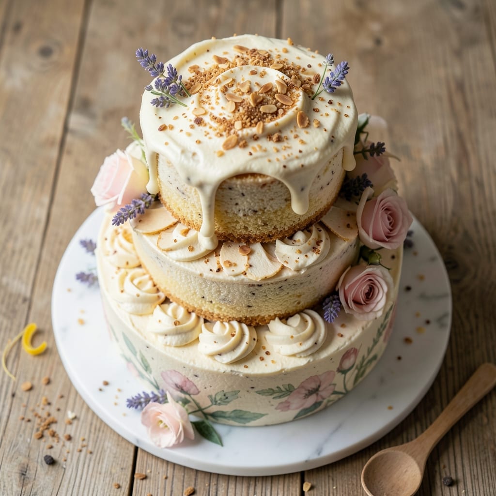 Almond Poppy Seed Wedding Cake Recipe: Elegant Layers of Nutty Sweetness and Crunch