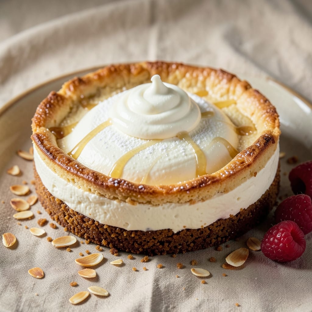 Jamie Oliver's Baked Ricotta Cheesecake Recipe: Silky Crème Fraîche Swirls