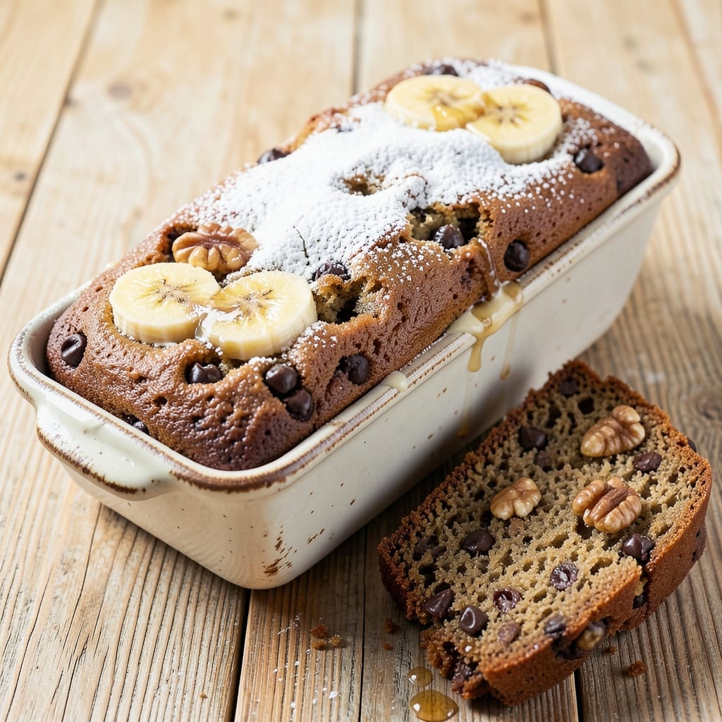 Banana Cake Recipe With Chocolate Chips And Walnuts: Moist Layers and Nutty Crunch in One Bake