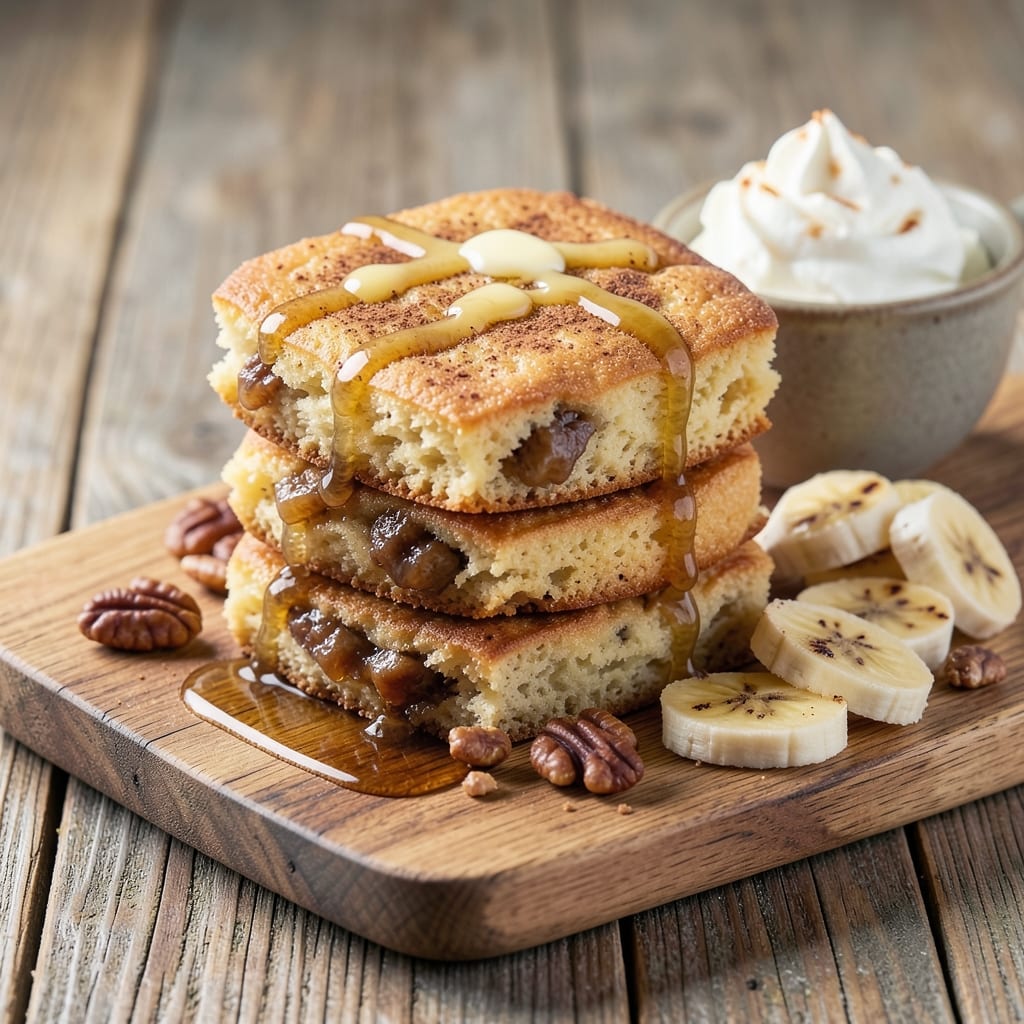 Banana Hot Cakes Recipe: Fluffy Stacks With Caramelized Banana Swirls