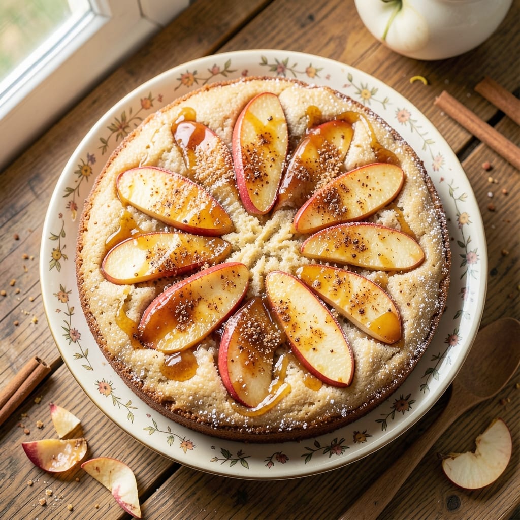 Apple Cake Recipe With Cake Mix and Fresh Apples: Moist Layers and Caramelized Apple Heart