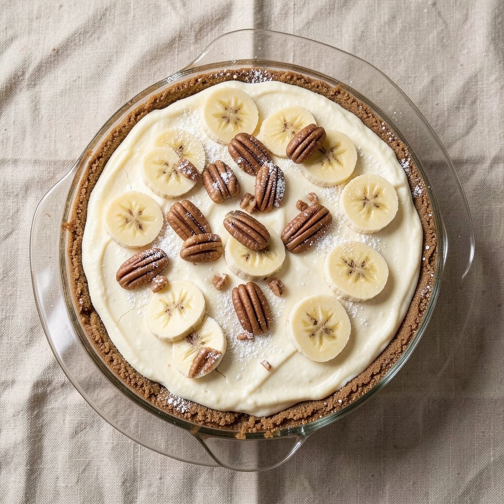 Banana Nut Cheesecake Recipe: Swirled Cream Cheese and Crunchy Walnut Topping Magic