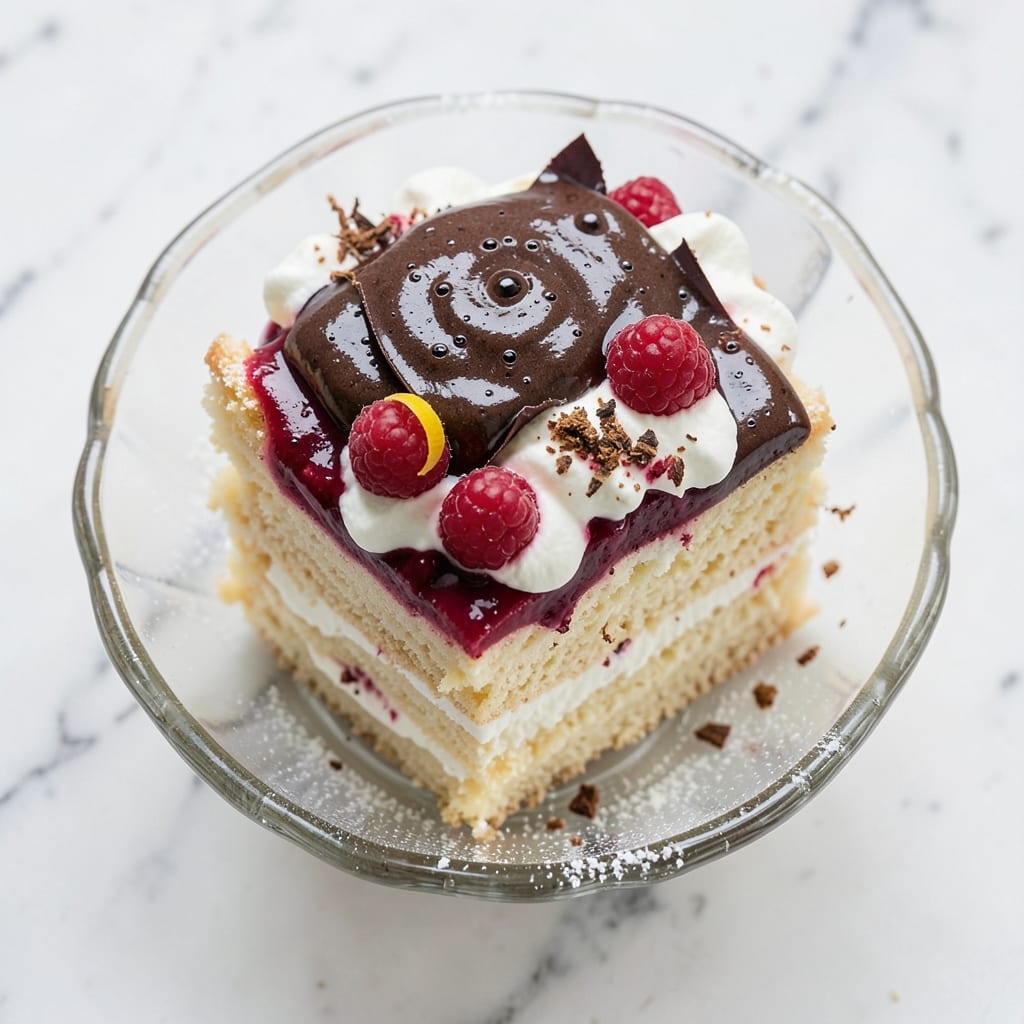 Angel Food Cake and Chocolate Pudding Recipe: Lightness Meets Decadence in Layers