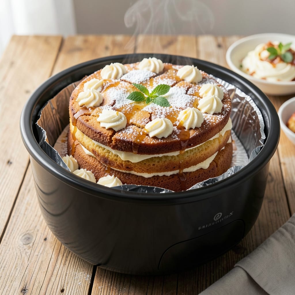 Bake Cake in a Rice Cooker Recipe: Moist Layers Without a Single Flip