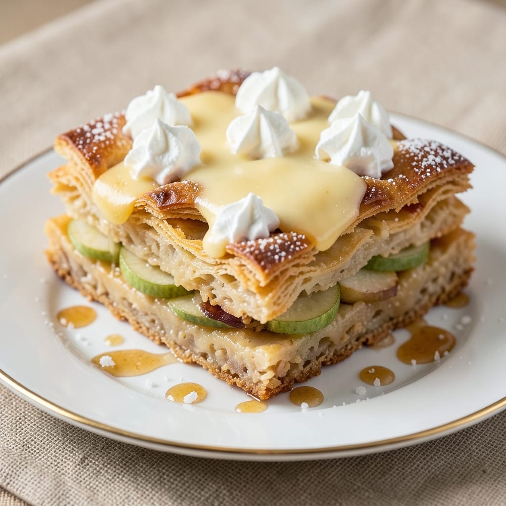 Apple Rice Cake Recipe: Warmly Spiced Apple and Cheese Bites