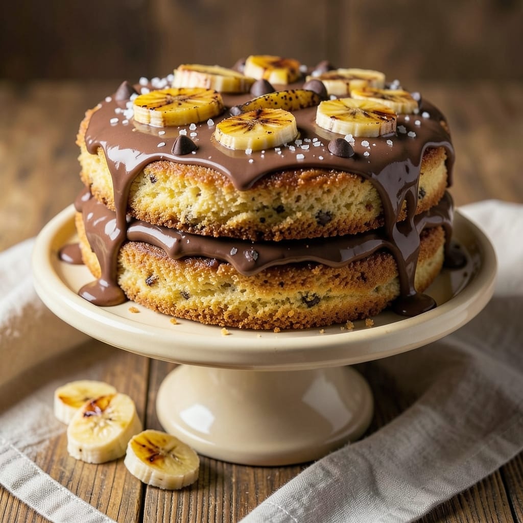 Banana Chocolate Chip Cake Recipe: Starbucks-Style Moist Layers and Melty Chips