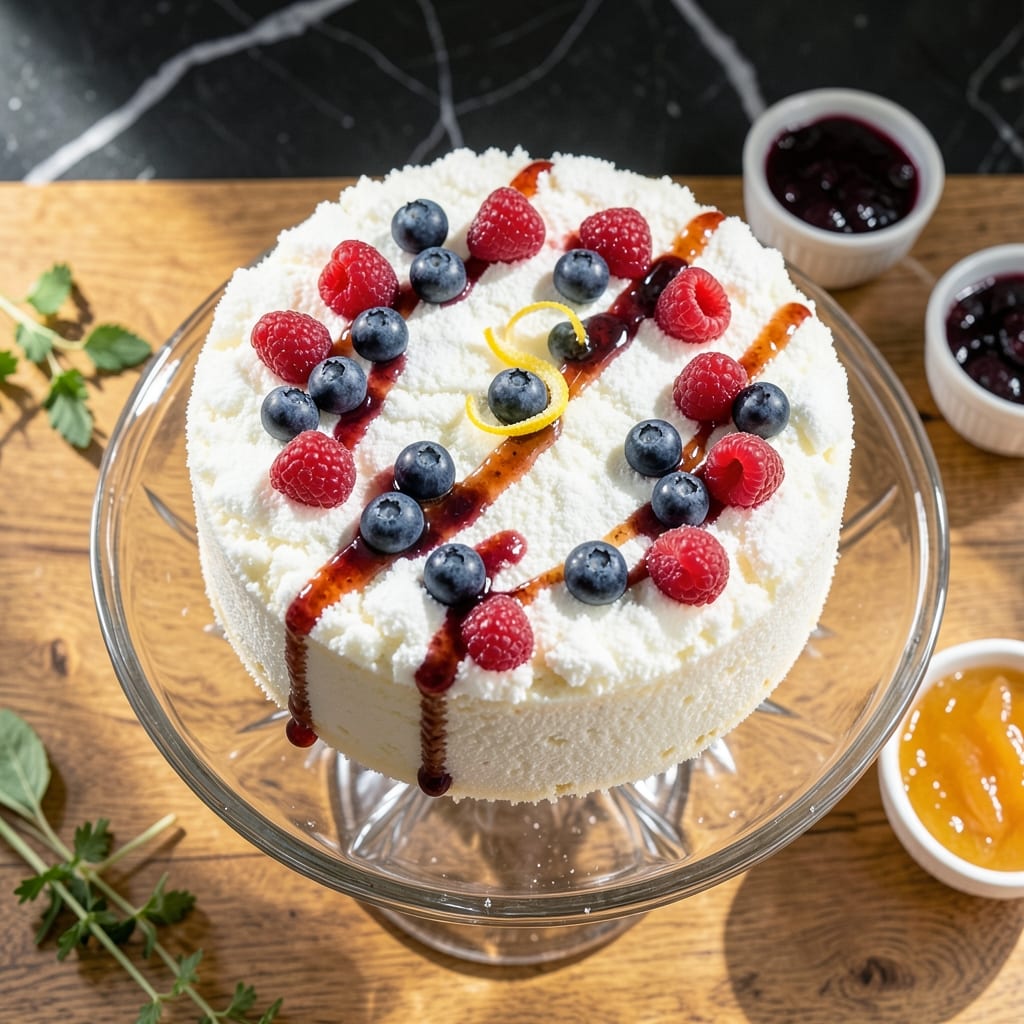 Angel Food Cake With Fruit Filling Recipe: Light-as-Air Layers Filled With Bursting Berries