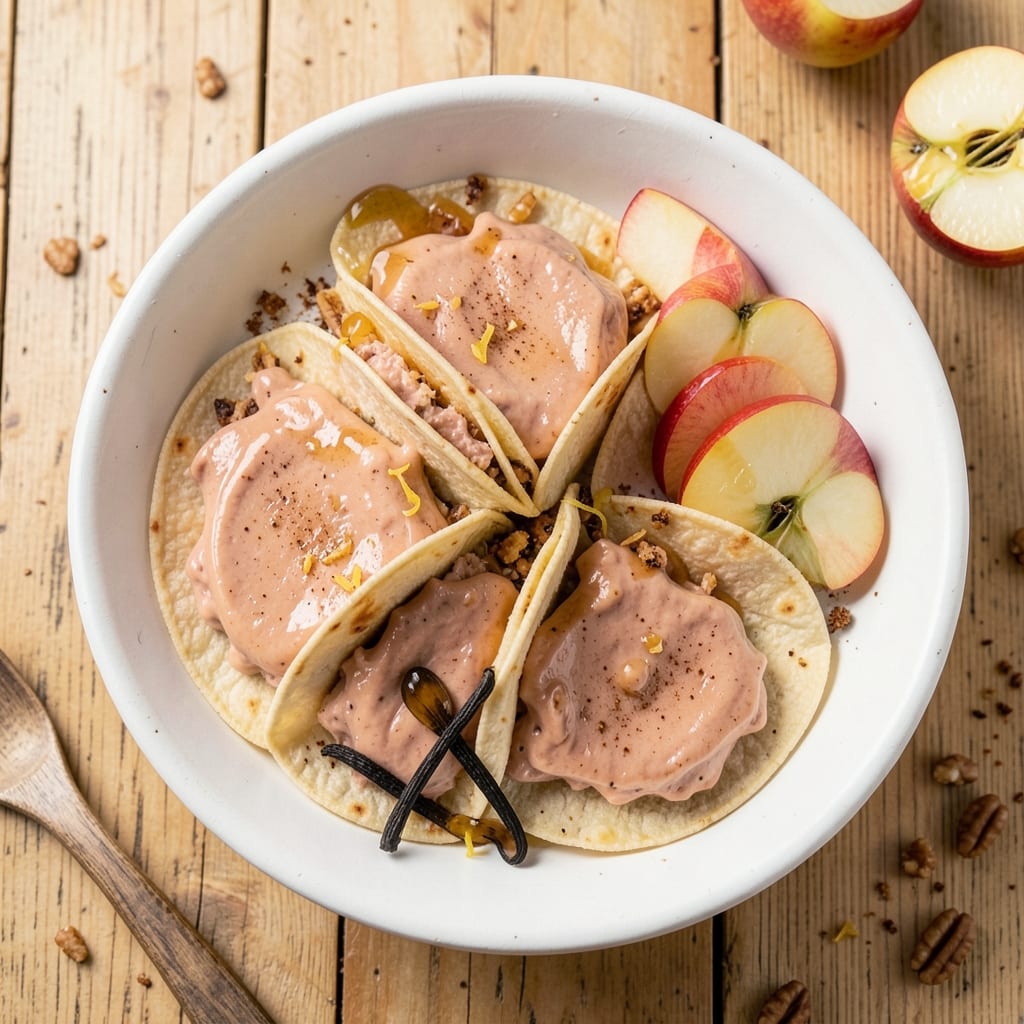 Apple Cheesecake Tacos Recipe: Sweet-Savory Crunch With Creamy Filling