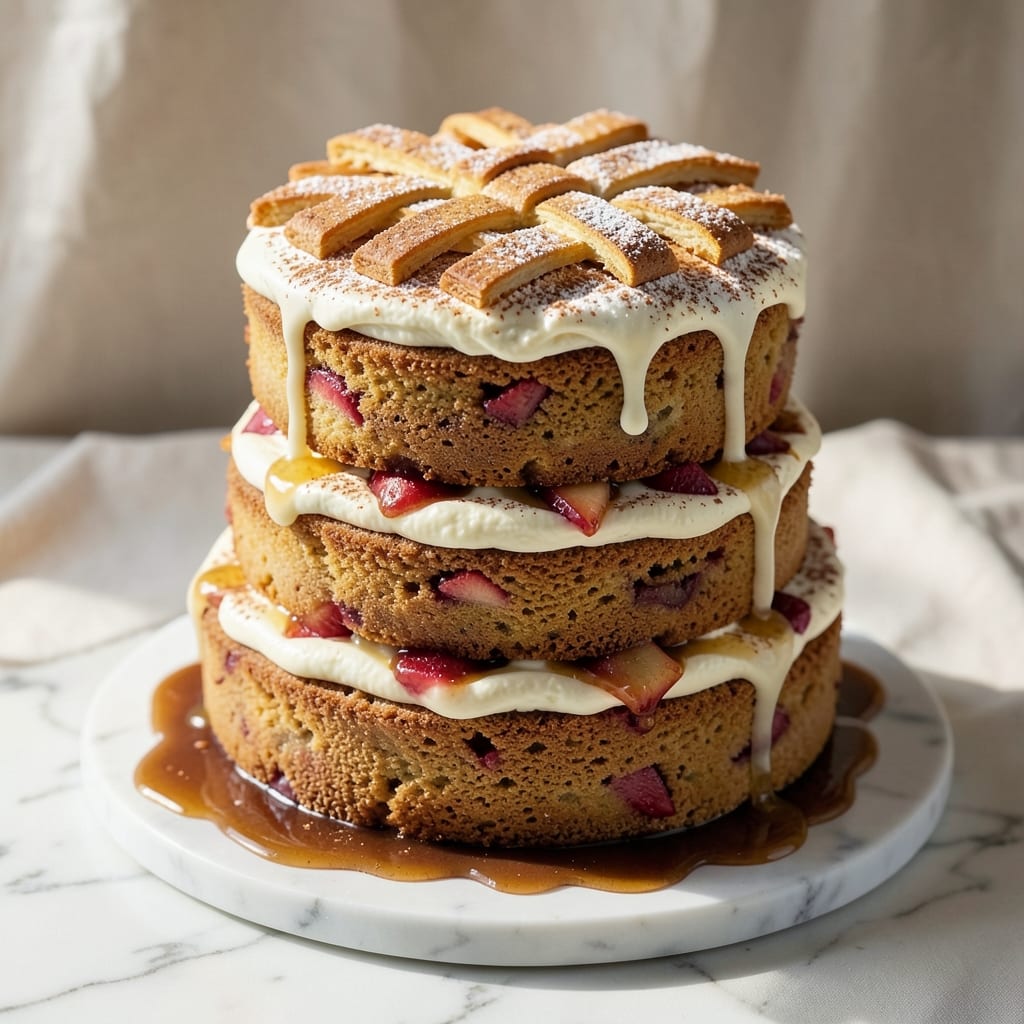 Apple Cinnamon Wedding Cake Recipe: Tiered Elegance With Spiced Apple Filling