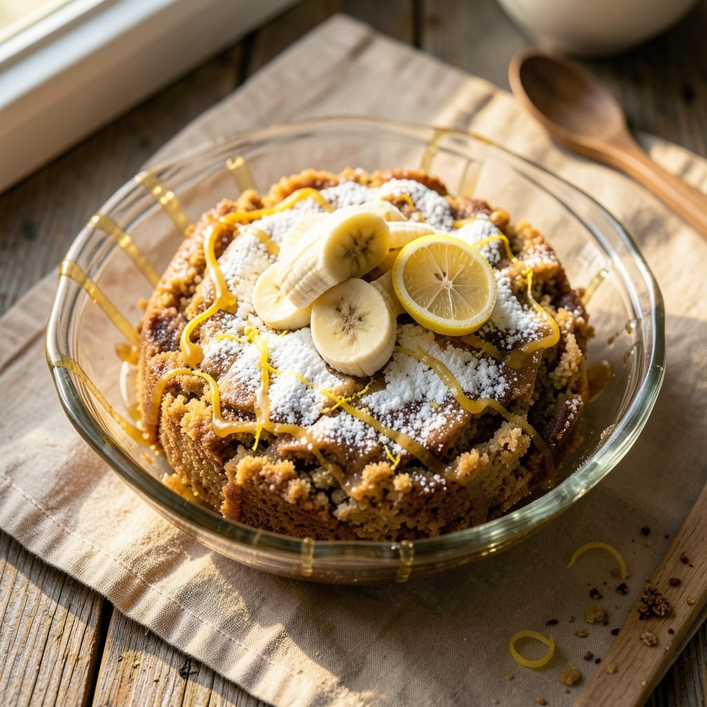 Banana and Lemon Cake Recipe: Zesty Brightness with Moist Layers