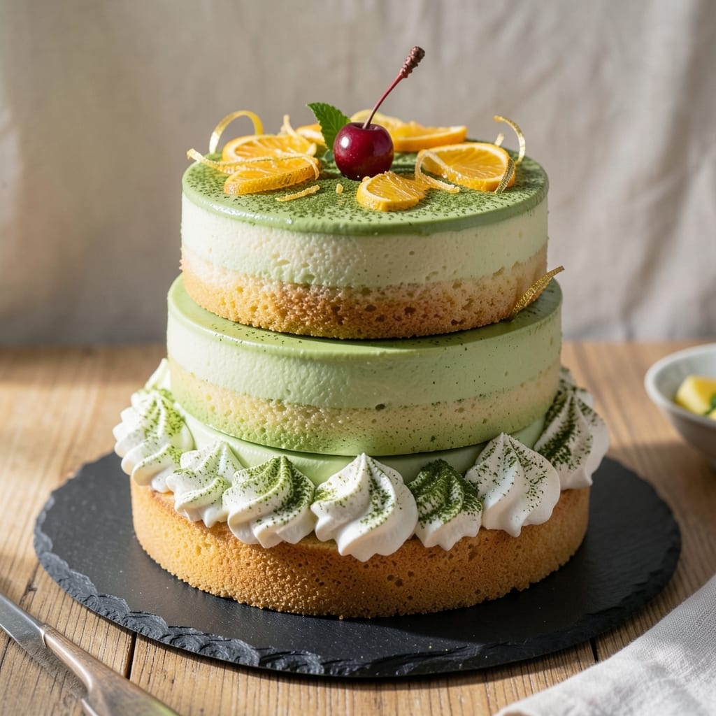Asian Style Sponge Cake Recipe: Light Clouds With Matcha Magic