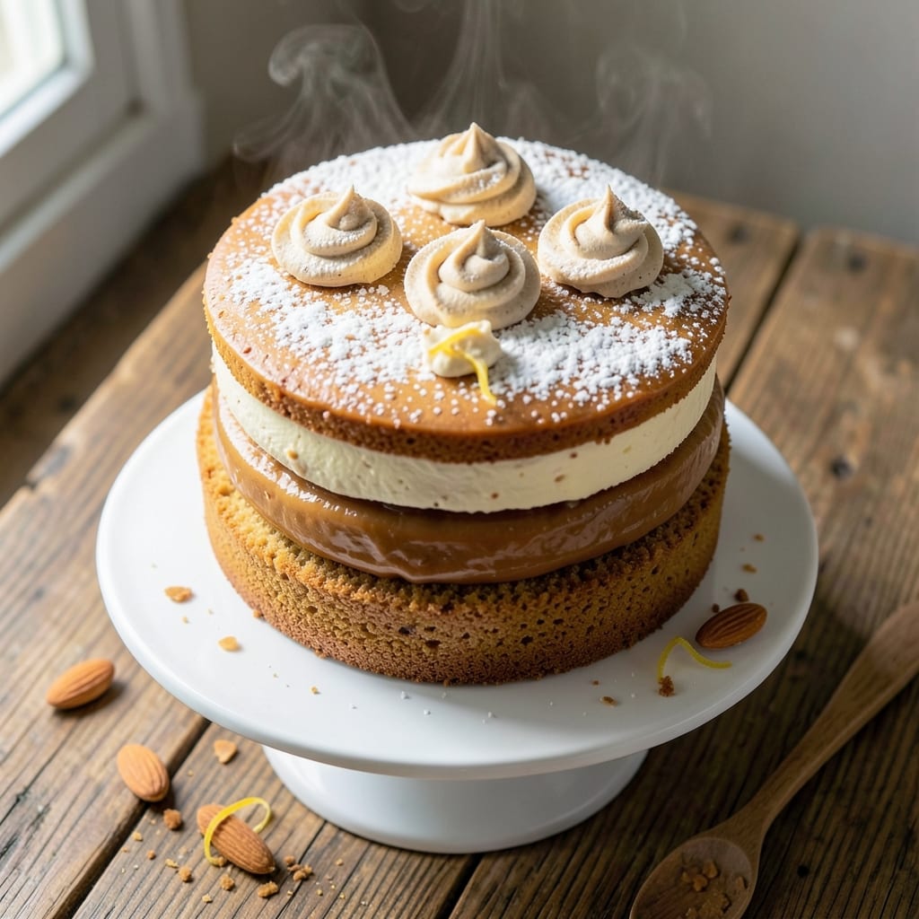Amaretto Cream Cake Recipe: Boozy Almond Buttercream Heaven in Layers