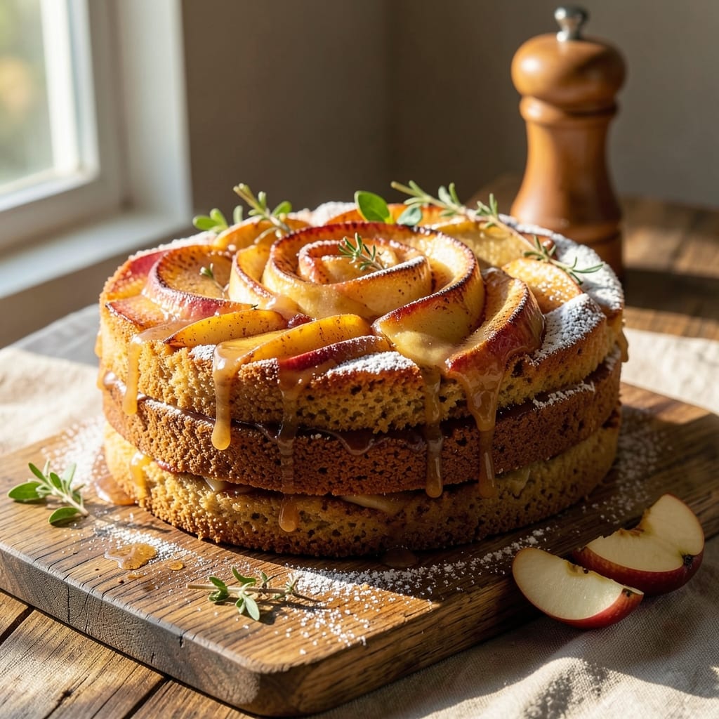 Austrian Apple Cake Recipe: Spiced Rum-Infused Layers With Buttery Crust
