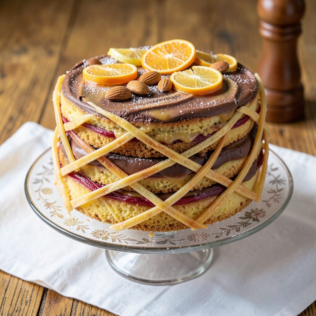 Armenian Mikado Cake Recipe: Celery Crust Meets Citrus-Yogurt Magic