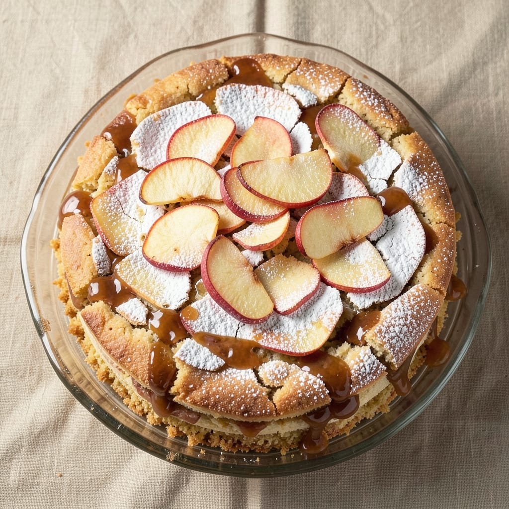 Apple Chip Cake Recipe: Crispy Top and Gooey Caramelized Centers