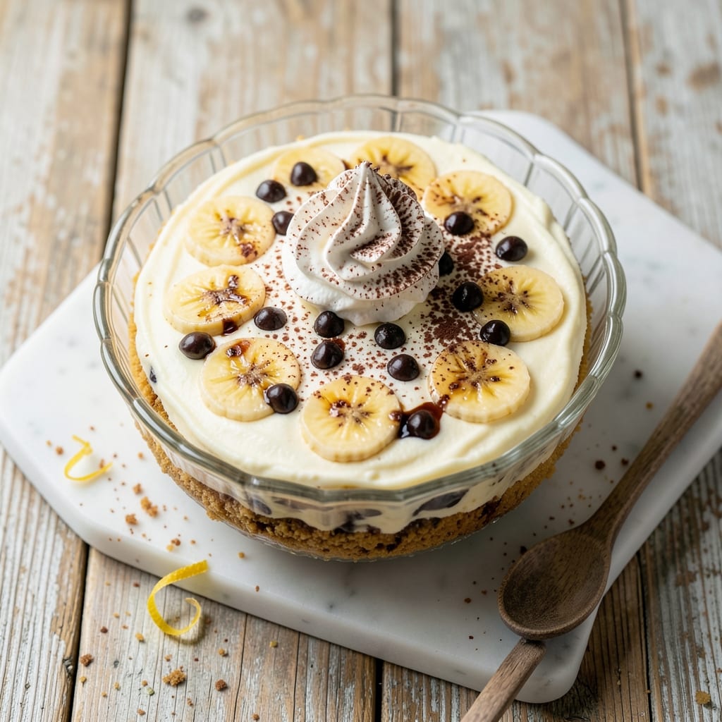 Banana Chocolate Chip Cheesecake Recipe: Swirled Sweetness With Crunchy Bites