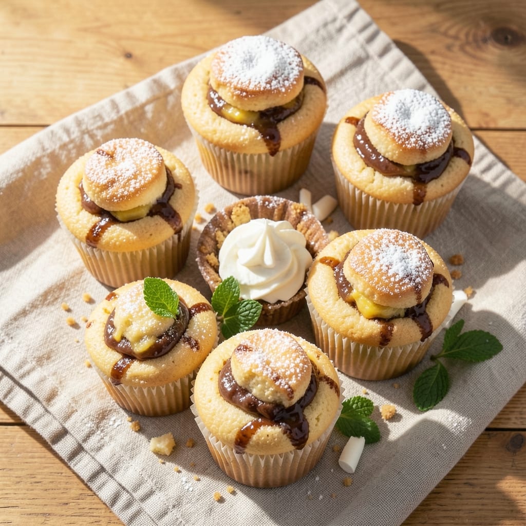 Banana Chiffon Cupcakes Recipe: Light-as-Air Clouds With Silky Swirls
