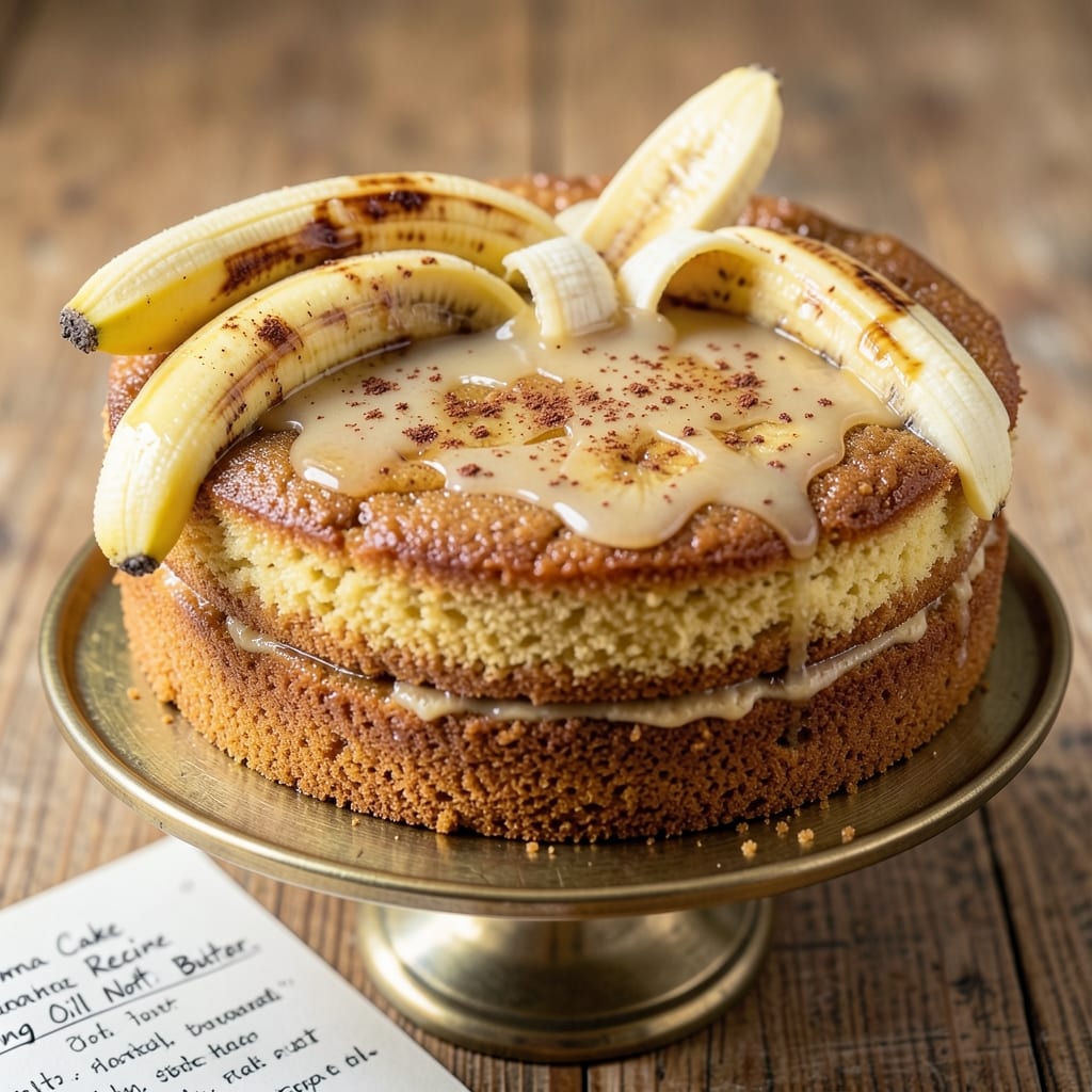 Banana Cake Recipe Using Oil Not Butter: Ultra-Moist Layers Without a Crumb of Dryness